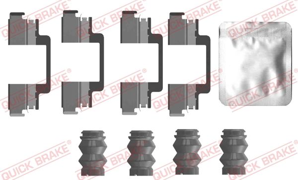 Zestaw akcesoriów, klocki hamulcowe QUICK BRAKE 109-0121