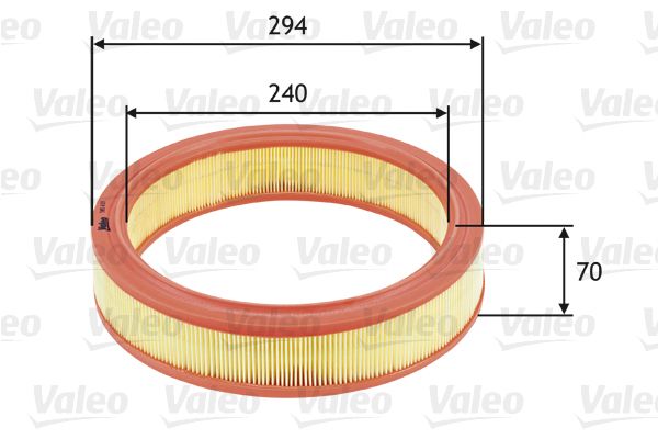 Filtr powietrza VALEO 585633