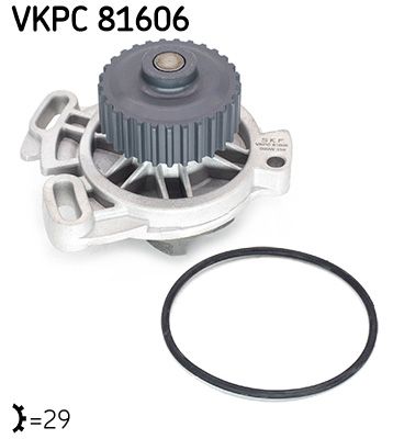 Pompa wody, chłodzenie silnika SKF VKPC81606