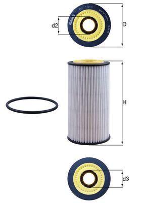 Filtr oleju KNECHT OX 1311D