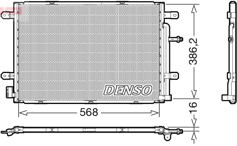 Skraplacz, klimatyzacja Denso DCN02039