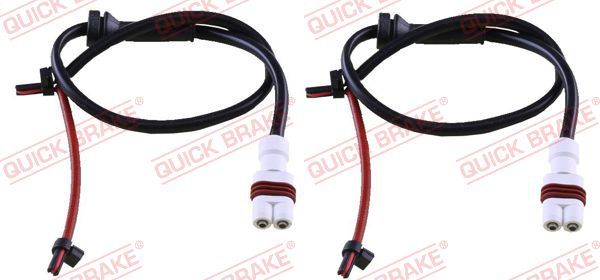 Styk ostrzegawczy, zużycie okładzin hamulcowych QUICK BRAKE WS 0348 A