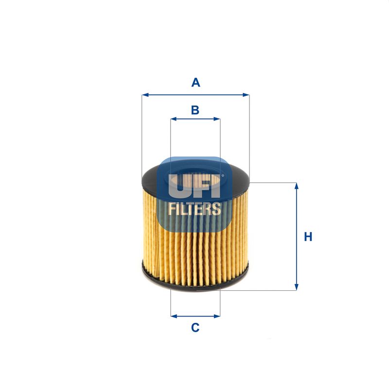 Filtr oleju UFI 25.116.00