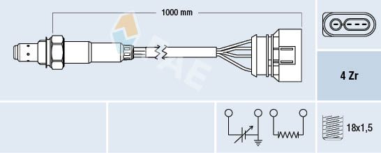 Sonda lambda FAE 77137