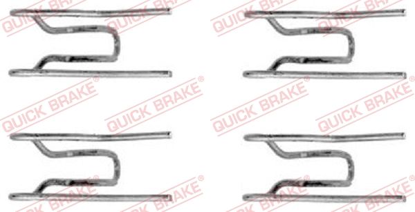 Zestaw akcesoriów, klocki hamulcowe QUICK BRAKE 109-1152