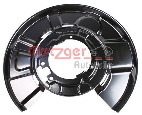 Panel rozbryzgiwujący, tarcza hamulcowa METZGER 6115156
