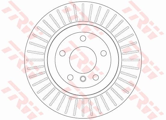 Tarcza hamulcowa TRW DF6299