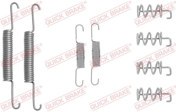 Zestaw akcesoriów, szczęki hamulcowe hamulca postojowego QUICK BRAKE 105-0832