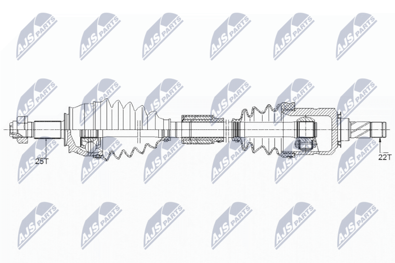 Wał napędowy NTY NPW-PL-095