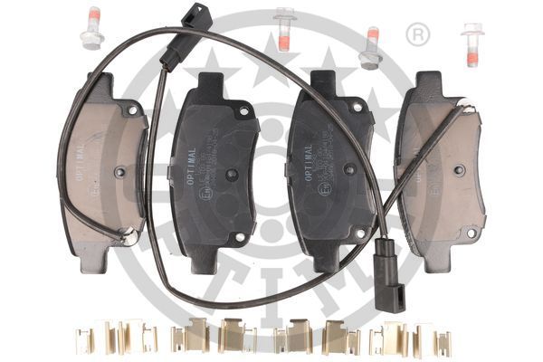 Zestaw klocków hamulcowych, hamulce tarczowe OPTIMAL BP-12298