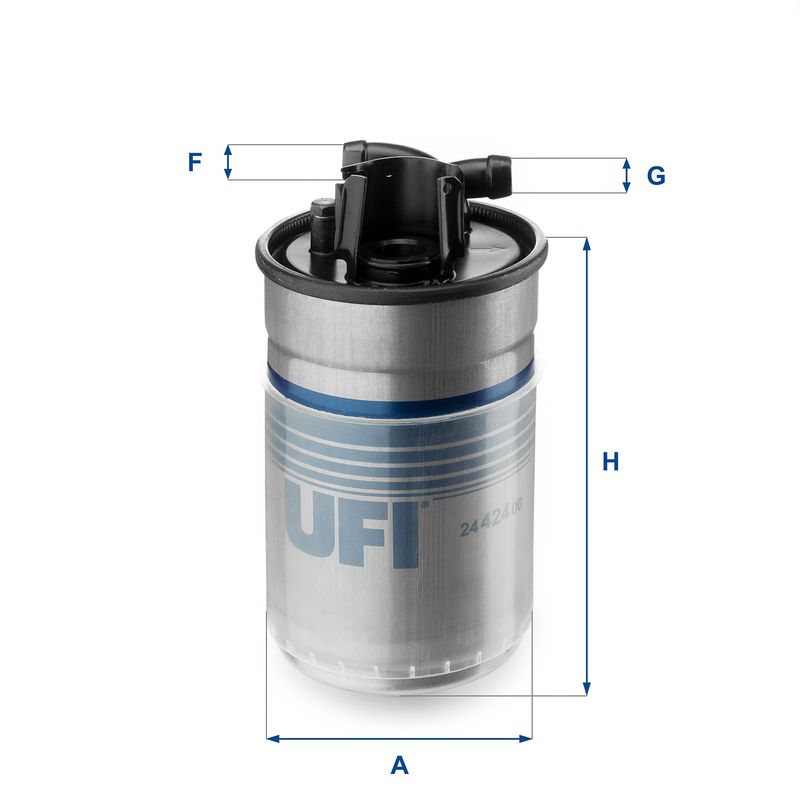 Filtr paliwa UFI 24.424.00