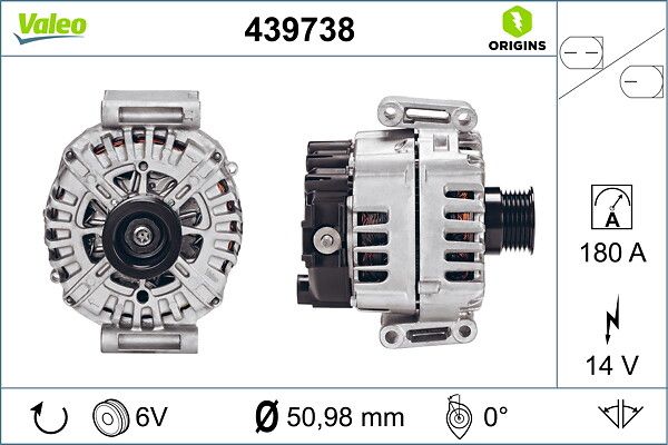 Alternator VALEO 439738