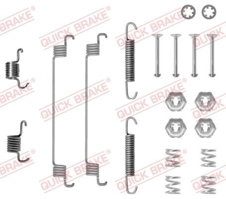 Zestaw akcesoriów, szczęki hamulcowe QUICK BRAKE 105-0651