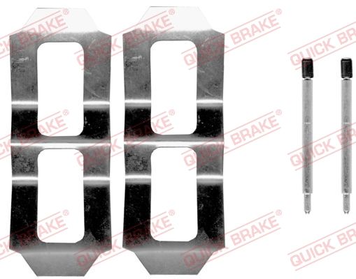 Zestaw akcesoriów, klocki hamulcowe QUICK BRAKE 109-0987