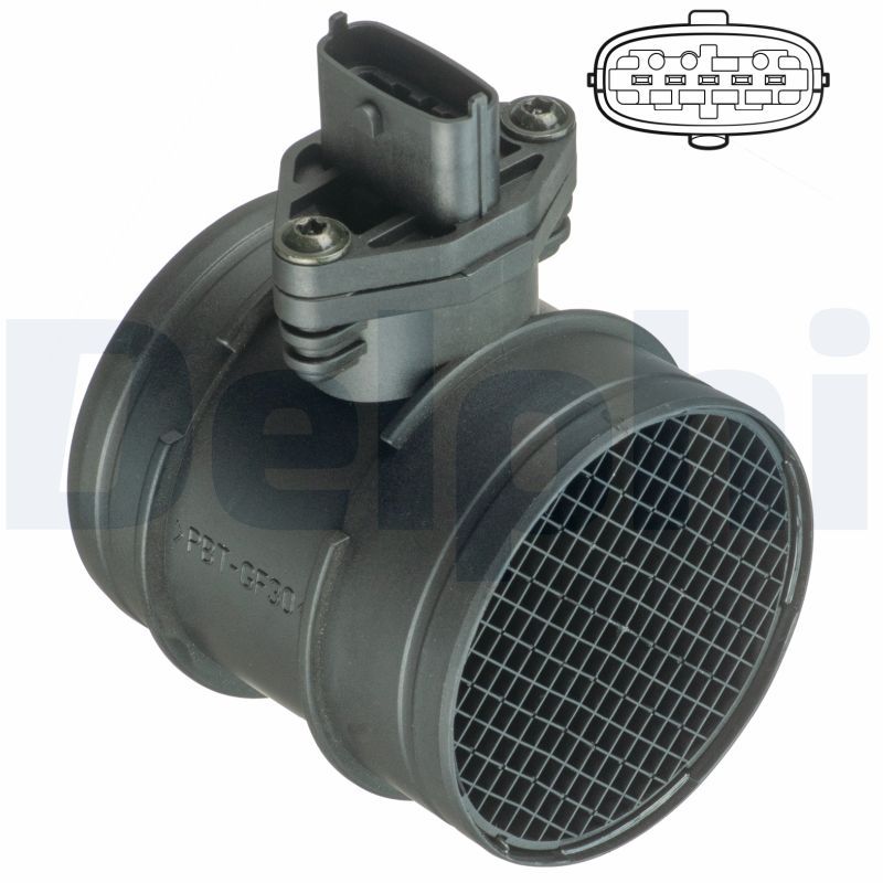 Przepływomierz masowy powietrza DELPHI af10363-12b1