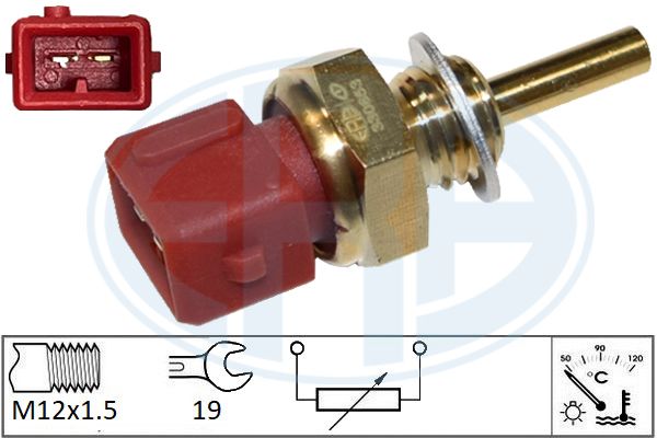 Czujnik, temperatura płynu chłodzącego ERA 330653