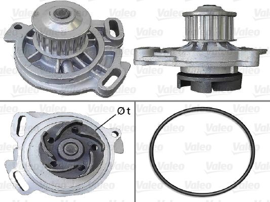 Pompa wody, chłodzenie silnika VALEO 506388
