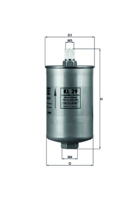 Filtr paliwa MAHLE KL29