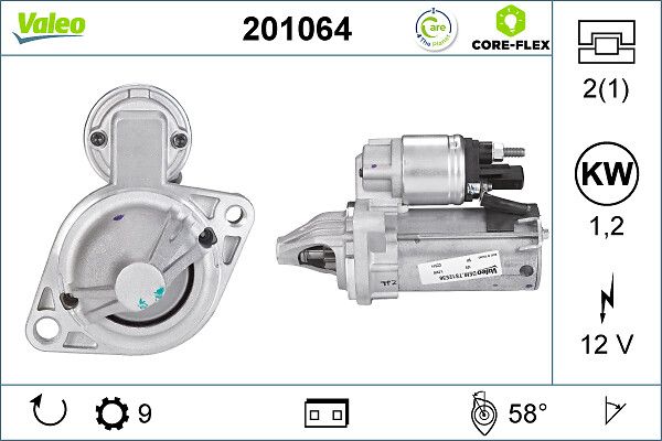 Rozrusznik VALEO 201064