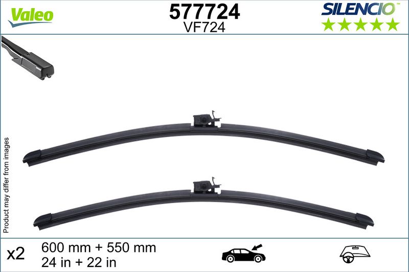 Pióro wycieraczki VALEO 577724
