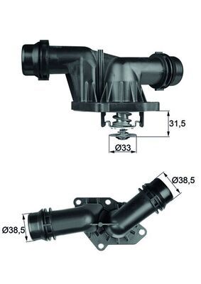 Termostat, płyn chłodzący MAHLE TI2585