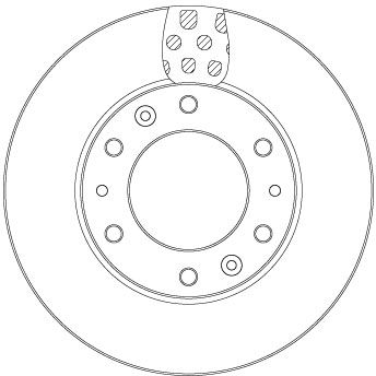 Tarcza hamulcowa TRW df6962s