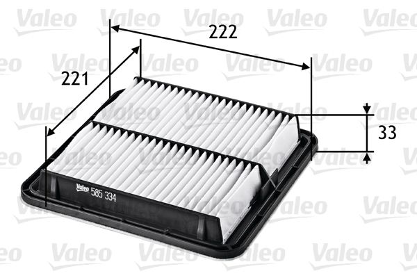 Filtr powietrza VALEO 585334