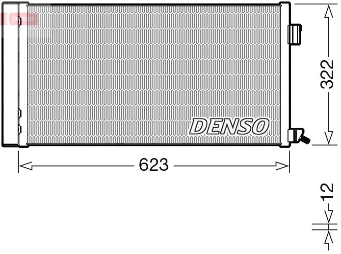 Skraplacz, klimatyzacja Denso DCN11010