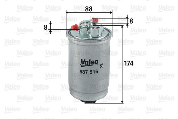 Filtr paliwa VALEO 587516
