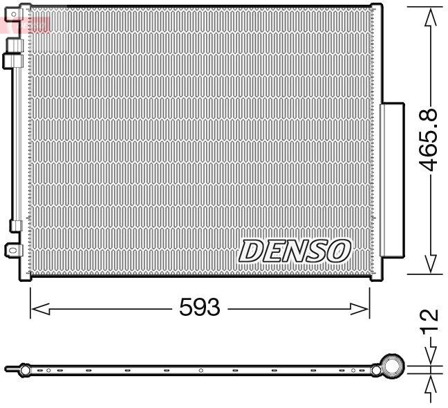 Skraplacz, klimatyzacja Denso DCN01005