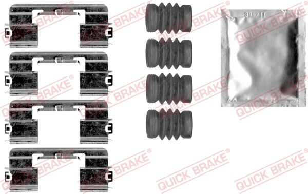 Zestaw akcesoriów, klocki hamulcowe QUICK BRAKE 109-1875