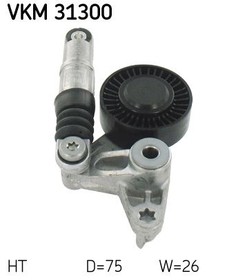 Rolka napinacza, pasek klinowy wielorowkowy SKF VKM 31300
