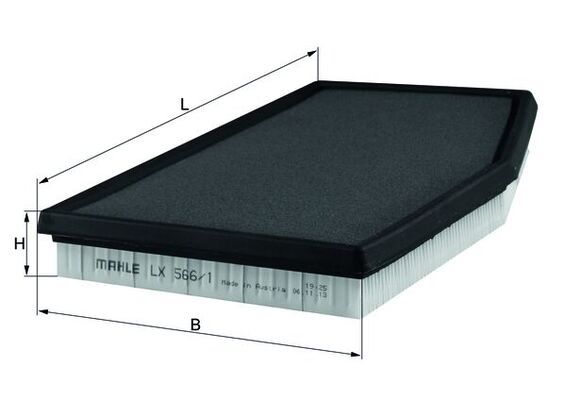 Filtr powietrza KNECHT LX 566/1