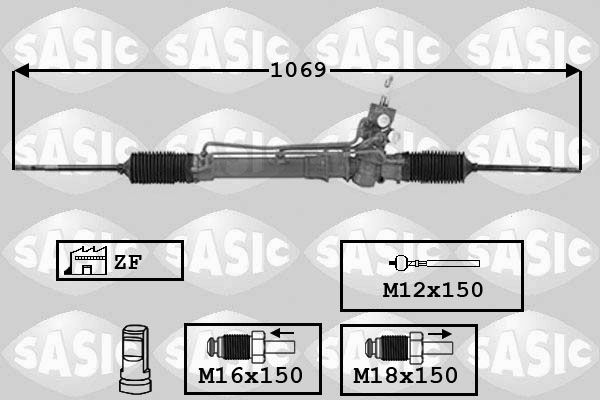Przekładnia kierownicza SASIC 7006071