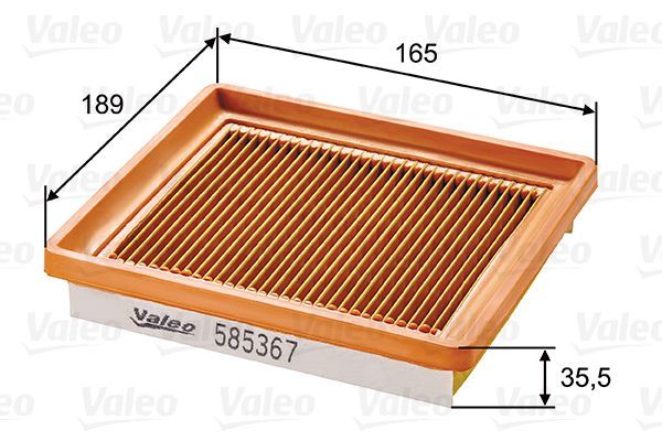 Filtr powietrza VALEO 585367