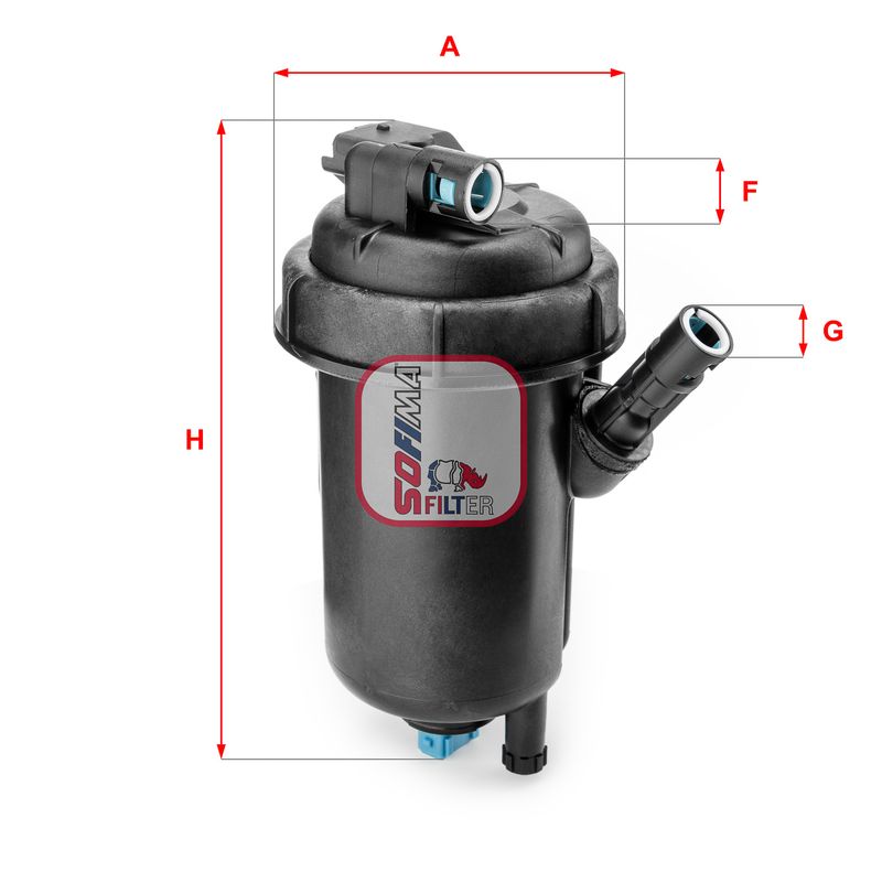 Filtr paliwa SOFIMA S 5139 GC