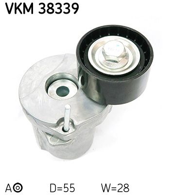 Rolka napinacza, pasek klinowy wielorowkowy SKF VKM 38339