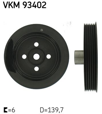 Koło pasowe, wał korbowy SKF VKM93402