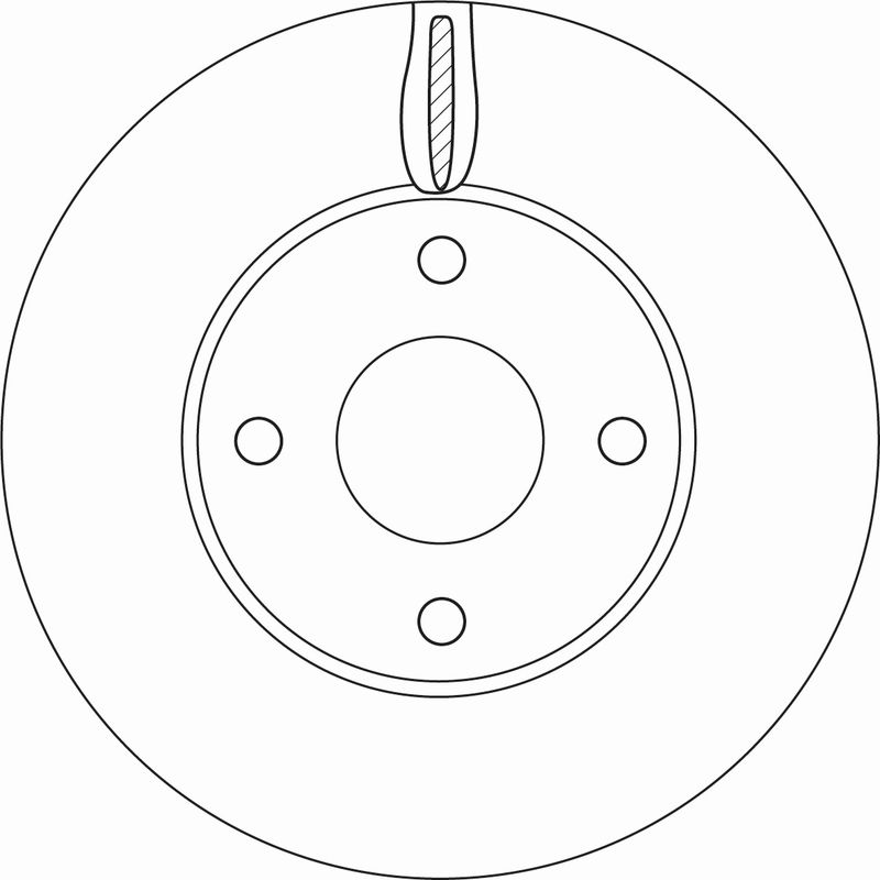 Tarcza hamulcowa TRW DF6593
