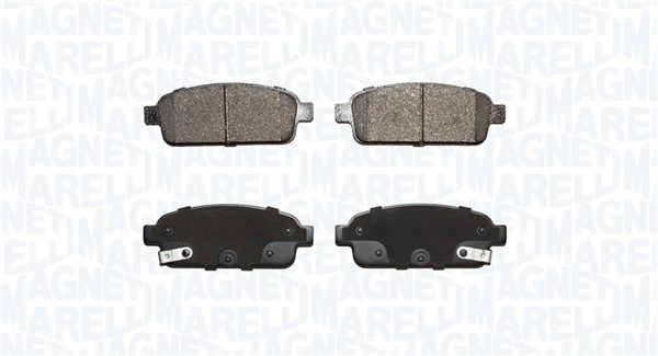 Zestaw klocków hamulcowych, hamulce tarczowe MAGNETI MARELLI 363916060433