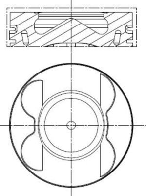 Tłok MAHLE 001 pi 00178 002