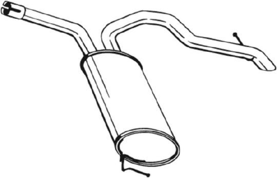 Tłumik końcowy BOSAL 281-619