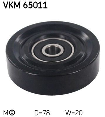 Rolka napinacza, pasek klinowy wielorowkowy SKF VKM 65011