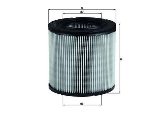 Filtr powietrza MAHLE LX249