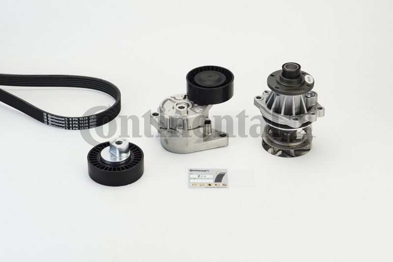 Pompa wody + zestaw paska klinowego wielorowkowego CONTINENTAL CTAM 6PK1538WP1