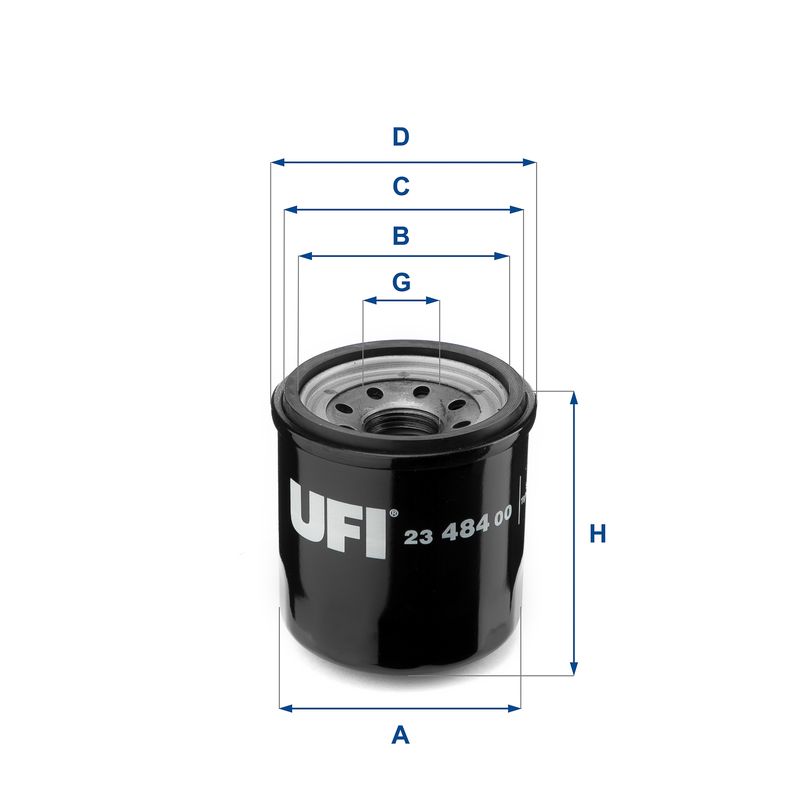 Filtr oleju UFI 23.484.00