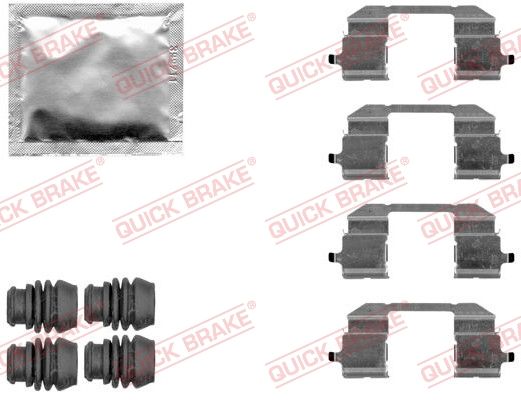 Zestaw akcesoriów, klocki hamulcowe QUICK BRAKE 109-1844