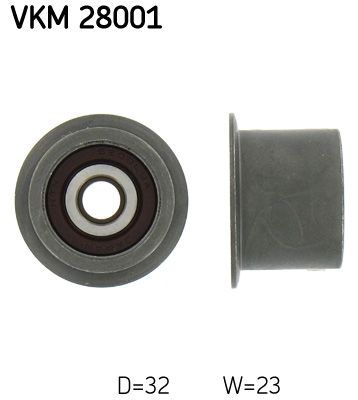 rolka kierunkowa / prowadząca, pasek rozrządu SKF vkm 28001