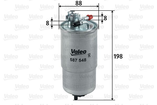 Filtr paliwa VALEO 587548