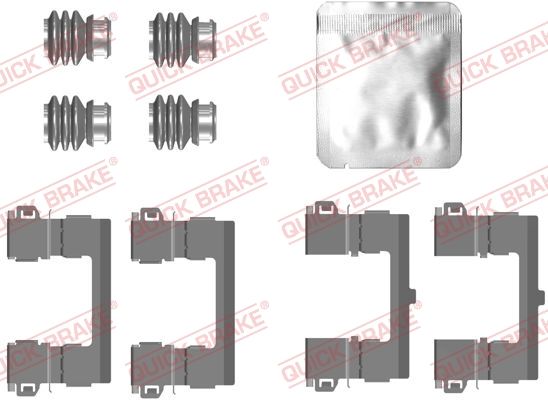 Zestaw akcesoriów, klocki hamulcowe QUICK BRAKE 109-0112